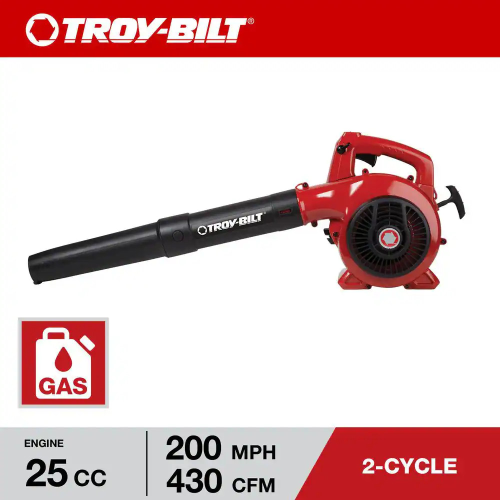 200 MPH 430 CFM 2-Cycle 25Cc Gas Handheld Leaf Blower