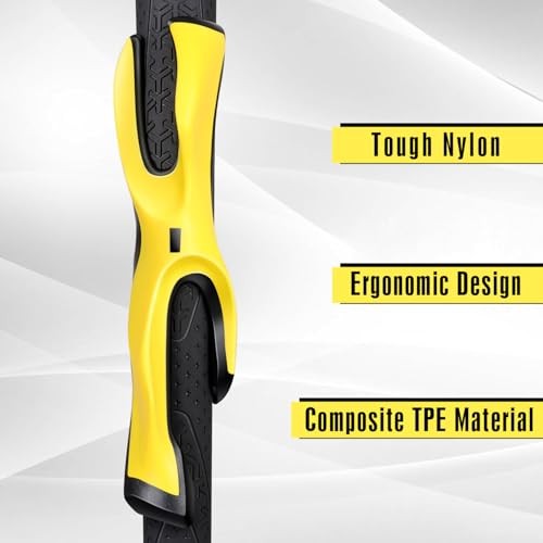 Golf Grip Trainer, 2 Pack, Right Hand Compatible, Plastic, Standard Yellow