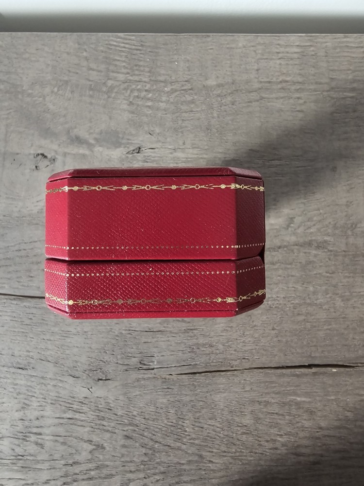Cartier Empty Red Leather Bracelet Box