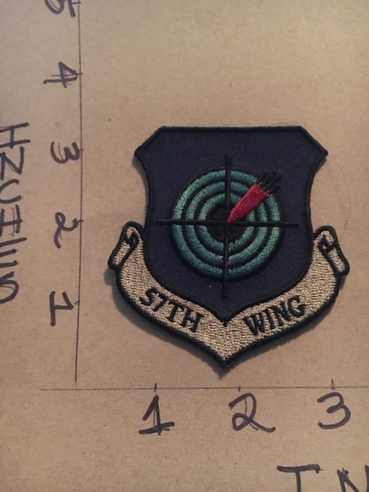 USAF 57th Wing Squadron subdued patch 5/22/25