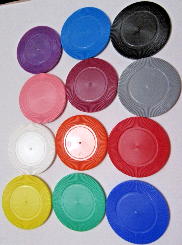 Alcoholics Anonymous Plastic AA Poker Chips Medallion Token