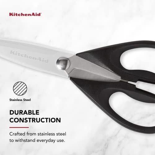 KitchenAid All Purpose Kitchen Shears with Protective Sheath Durable Stainless S