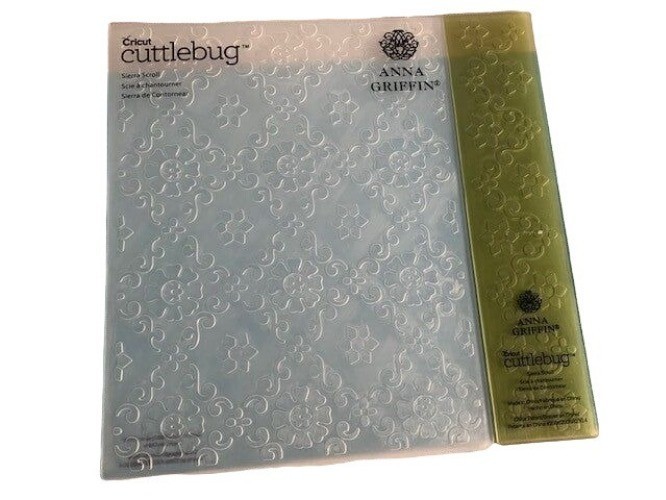 Anna Griffin Sierra Scroll Embossing Folder Border Set Cricut Cuttlebug