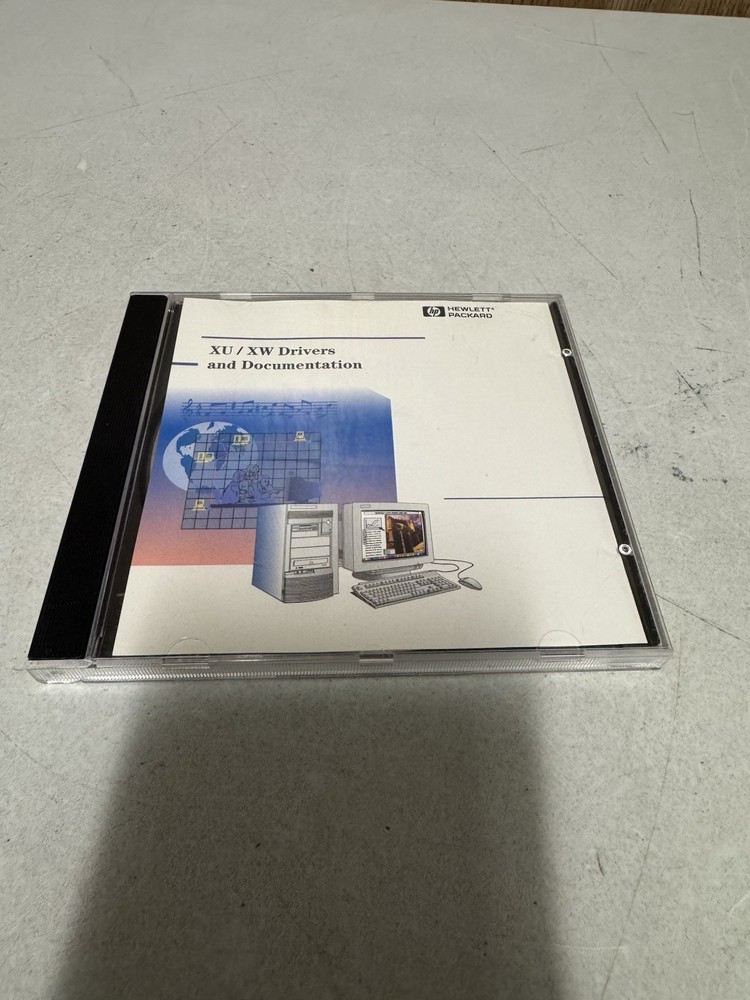 HP XU / XW Drivers and Documentation CD Hewlett Packard Vintage Software 1996