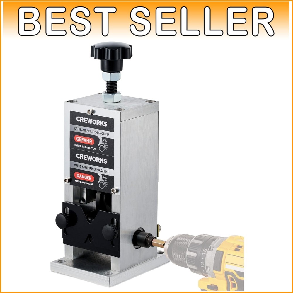 Versatile Manual Wire Stripping Machine with Steel Blade for Efficient DIY