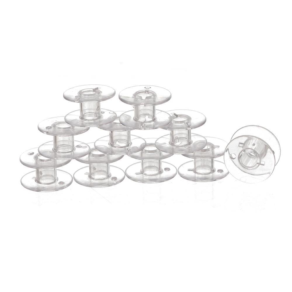 Bobbins (10pk), Class 15 - Plastic, Clear