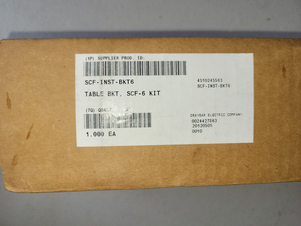 Brand New in Box Corning Cable Systems SCF-INST-BKT6 TABLE BKT, SCF-6 KIT