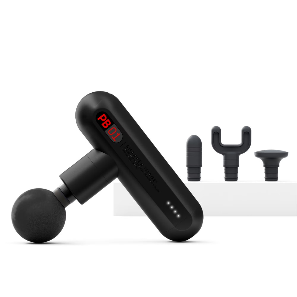 Sharper Image 1017214 Powerboost Move Deep Tissue Portable Percussion Massager,