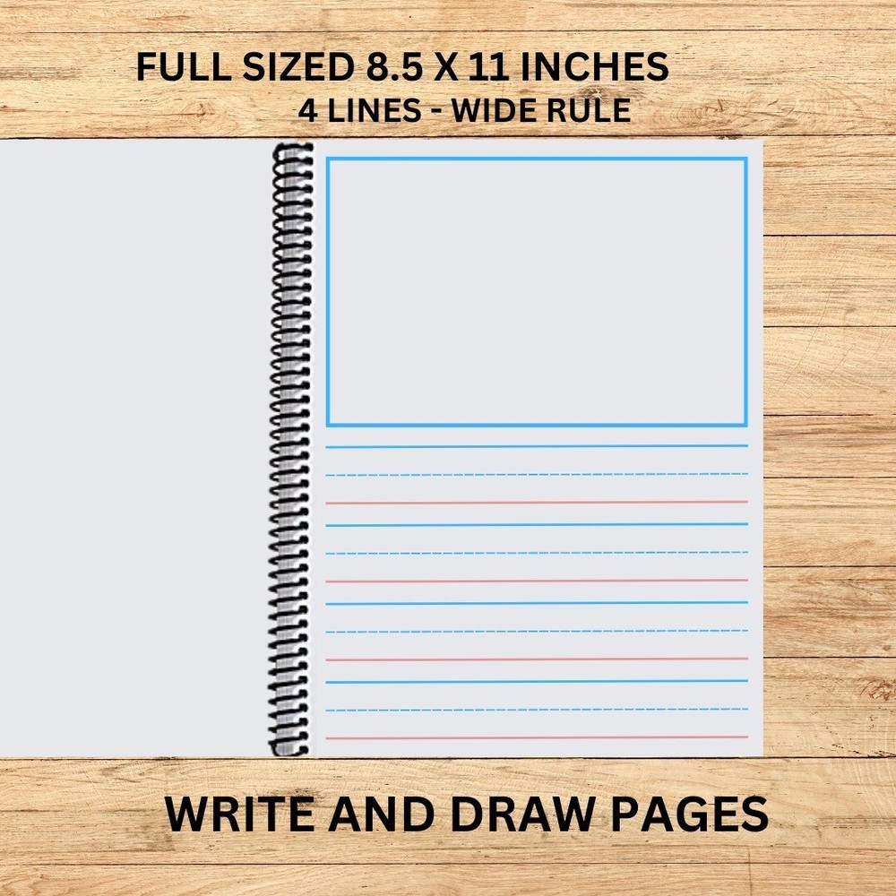 Story Journals - Wide Rule - Student Journal #JS7