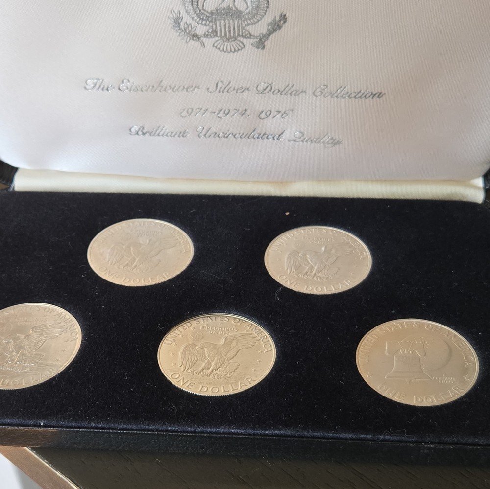 1971 - 1976S Eisenhower Dollars - Silver Ikes, 40%