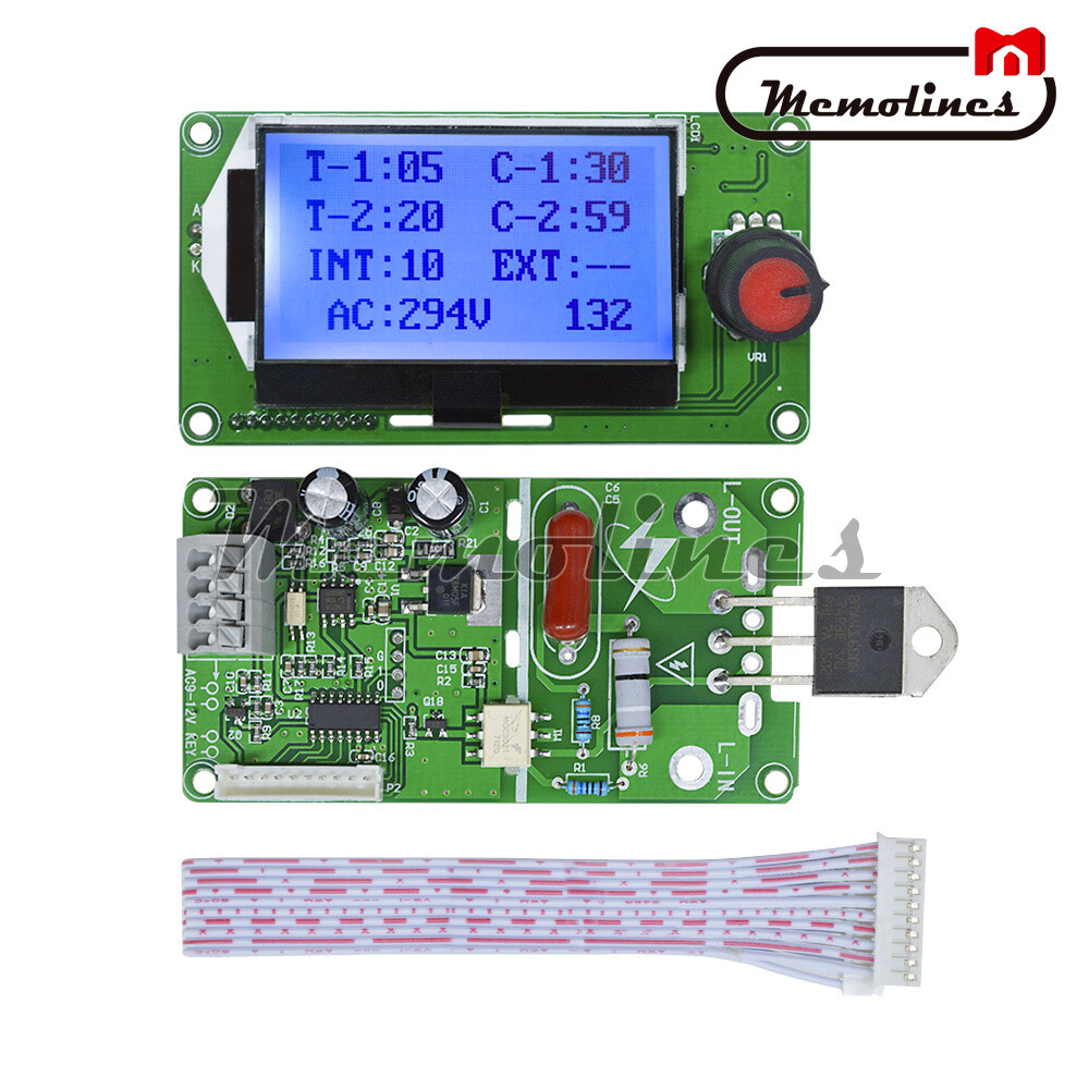 Double 40A/100A Pulse Encoder 12864 LCD Display Spot Welder Control Board