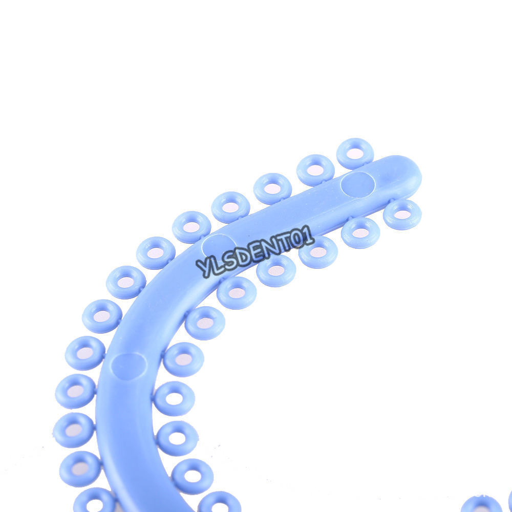 Dental Orthodontic Separators S Shape Rubber Ring ElasticTeeth 700Pcs