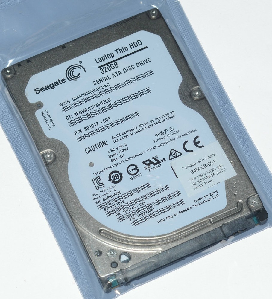 Seagate Thin 320GB SATA 2.5" ST320LT012 HDD Laptop