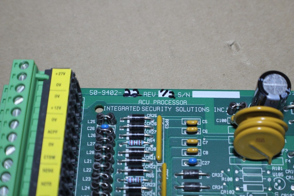 Integrated Security Solutions ACU Processor ISS 50-9402-22 Rev. ½ ACU-3