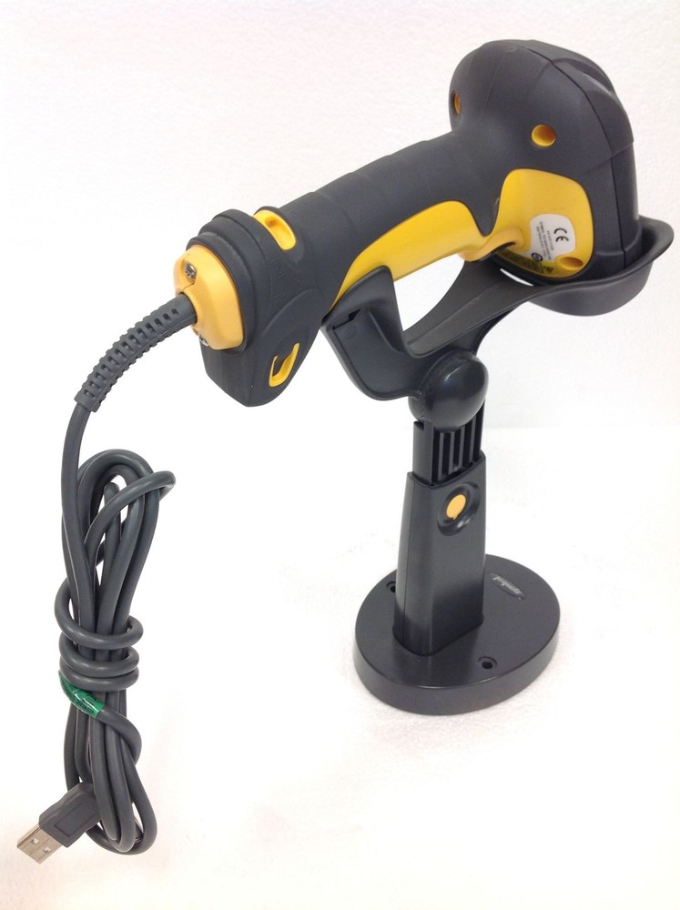 Symbol DS3408-SF20005R Barcode Scanner w/ USB Cable & Stand Tested Working