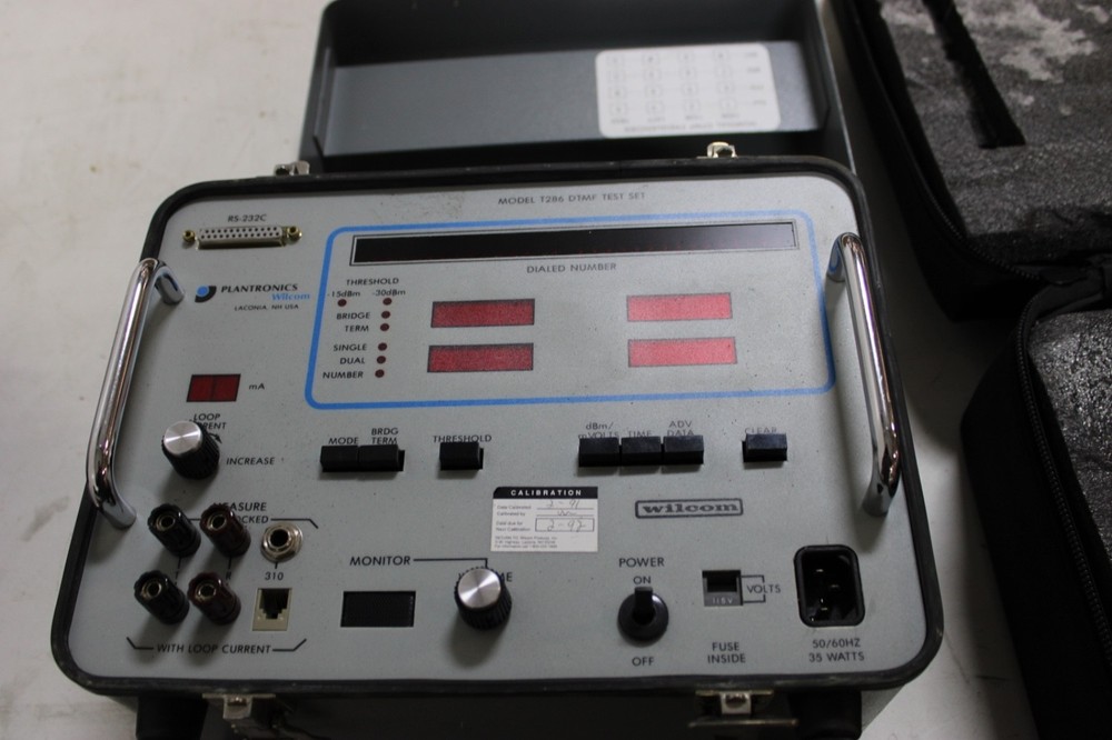 WILCOM PRODUCTS T286  DTMF TEST SET