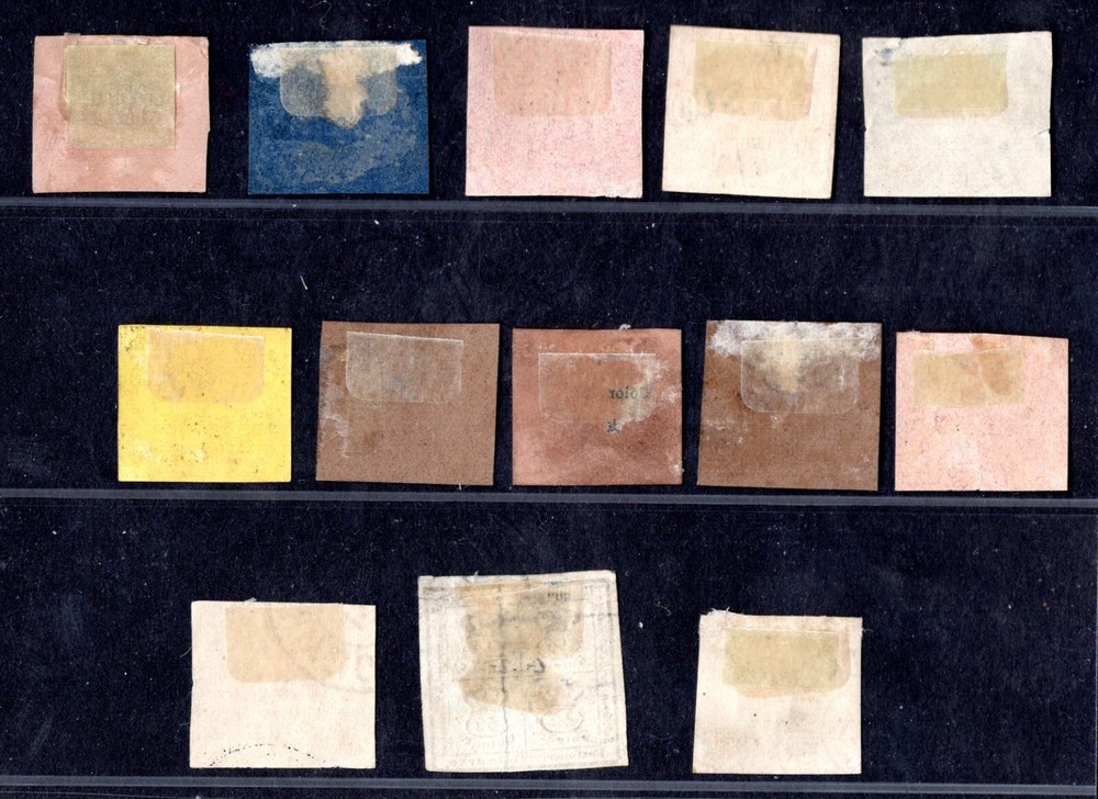 GERMANY BRUNSWICK 1852-1863 COLLECTION OF 13 FIRST ISSUES