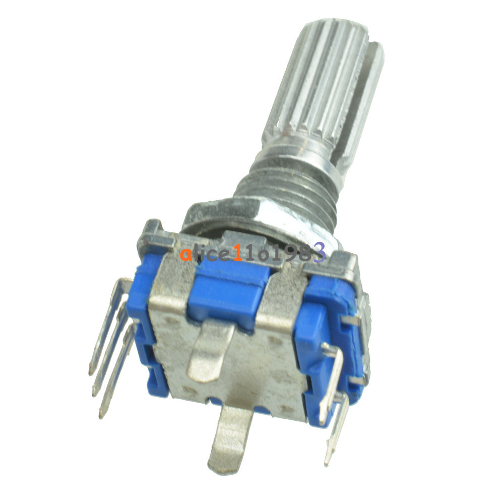 5pcs Rotary encoder with switch EC11 Audio digital potentiometer 20mm handle