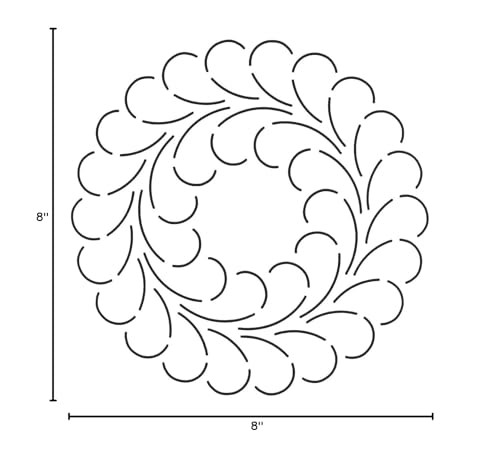Reusable White Quilting Stencils Set Various Patterns for Crafts and Decor