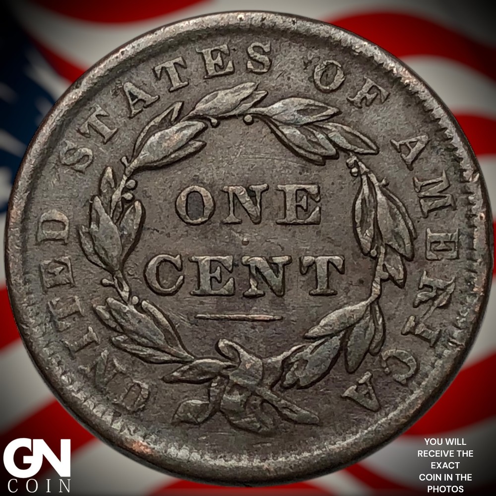 1838 Coronet Head Large Cent Z0986