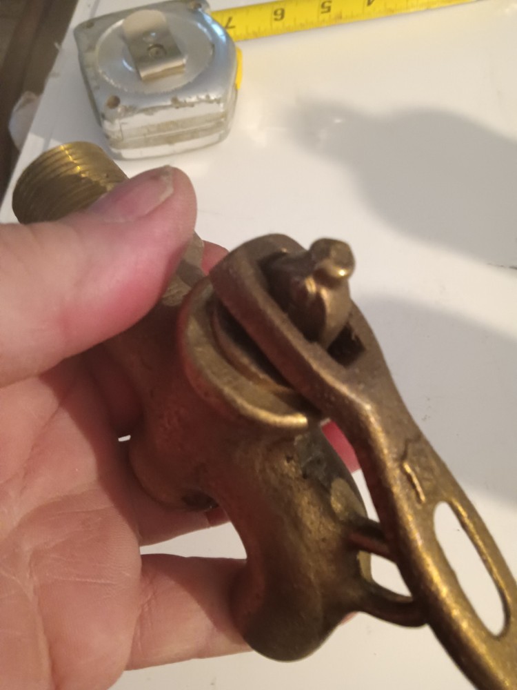 Vintage Solid Brass Heavy Duty Industrial Spigot Steampunk