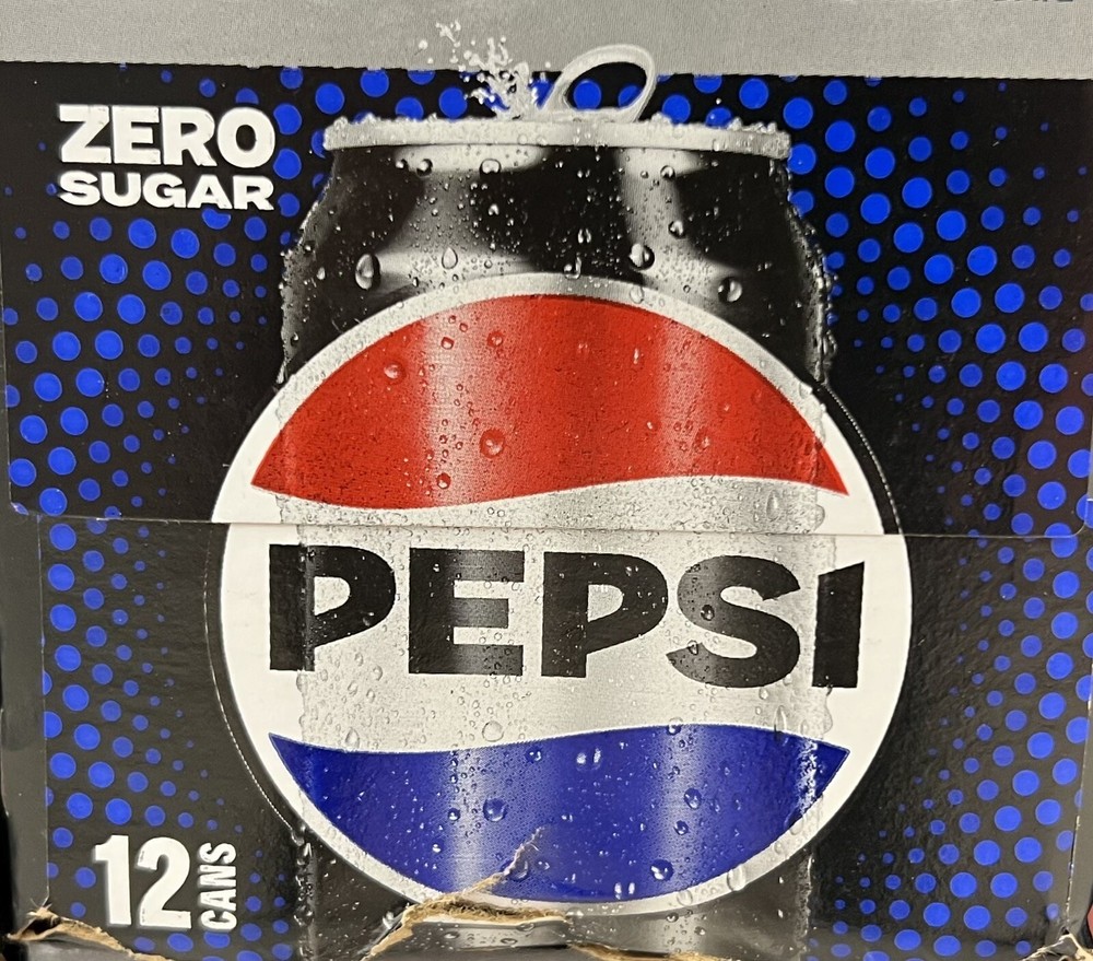 Pepsi Zero Sugar Cola Soda Pop 12 pack