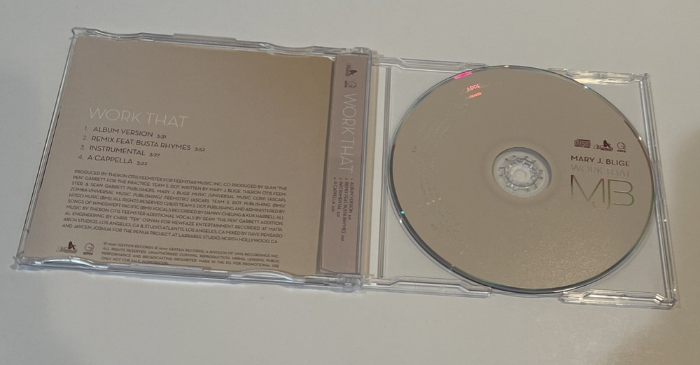 MARY J BLIGE CD's***Never PLayed Items***