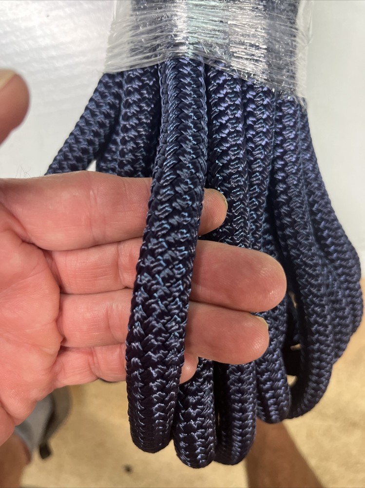 5/8" x 80' Double Braid Polyester Tree Rope, Bull Line, arborist, rigging,