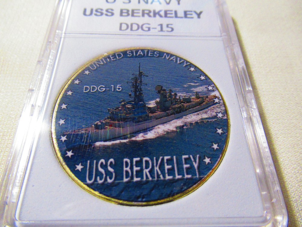 US NAVY - USS BERKELEY (DDG-15) Challenge Coin