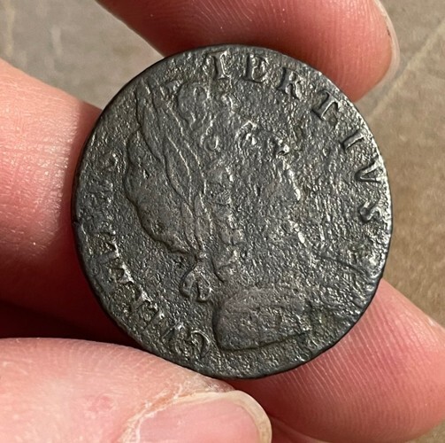 Great Britain - 1696 William Half Penny - Popular