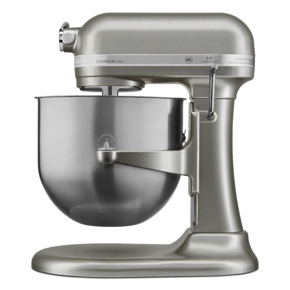 KitchenAid Commercial 8-Quart Stand Mixer | Contour Silver