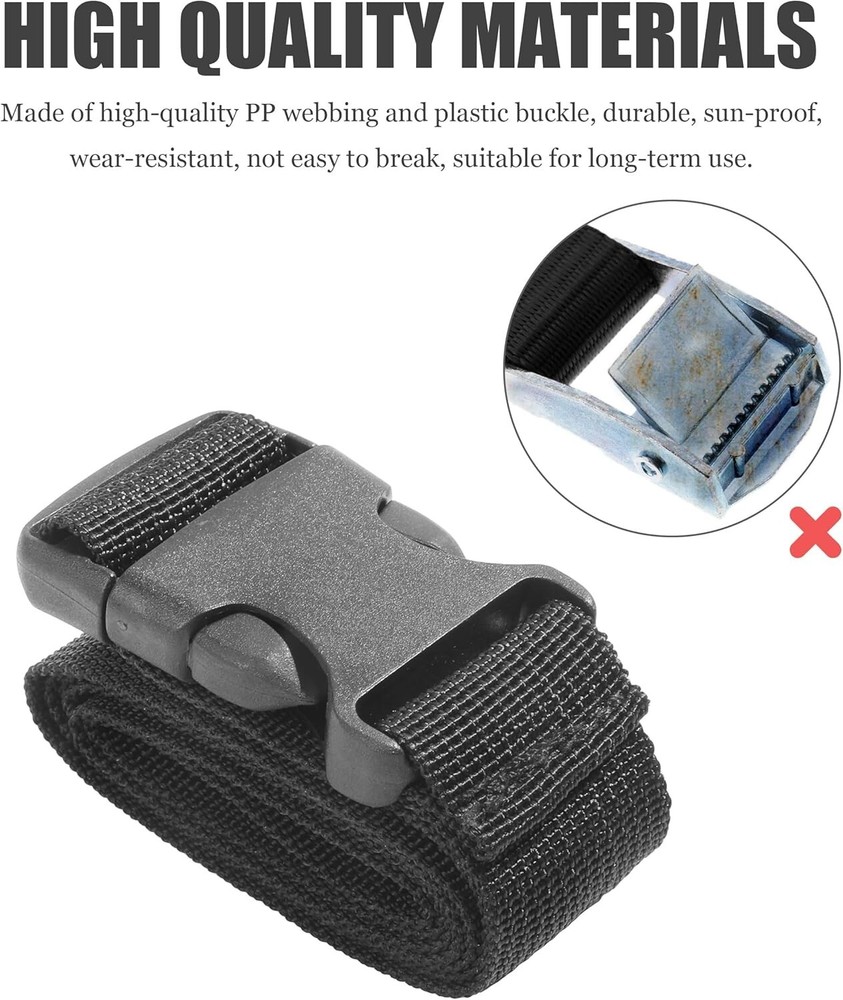 2Pcs 39 Inch Battery Strap with Buckle Battery Tie Down Strap Battery Box New