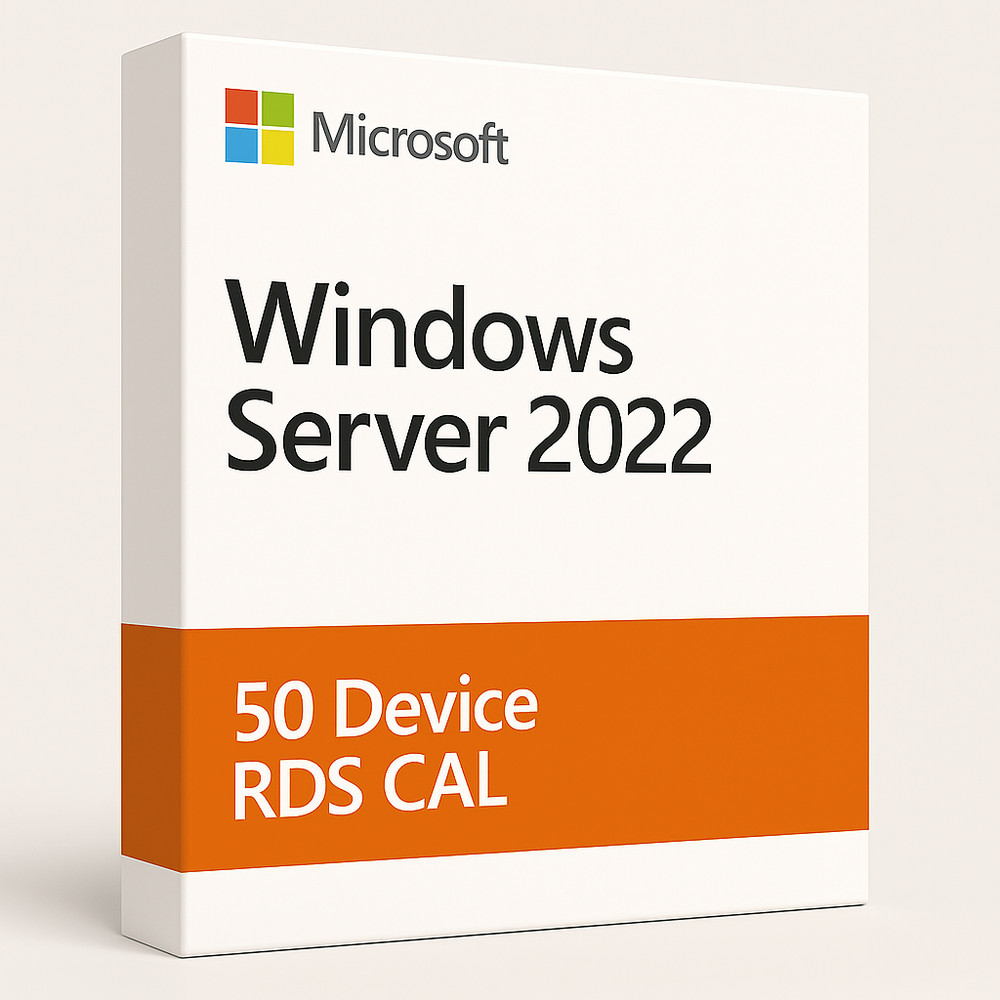 Windows Server 2025 Remote Desktop License - 50 Devices RDS CALs