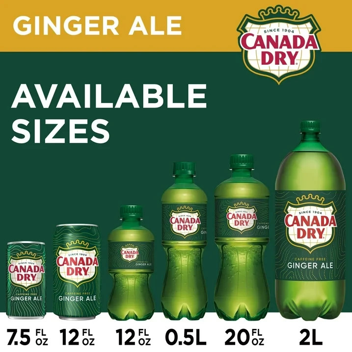 Canada Dry Ginger Ale, 12 Fl Oz, 12 Count