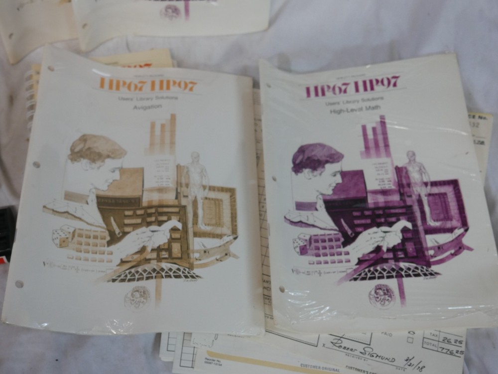 1978 Hewlett Packard HP 97 Programmable Calculator Complete with Manuals + Box!