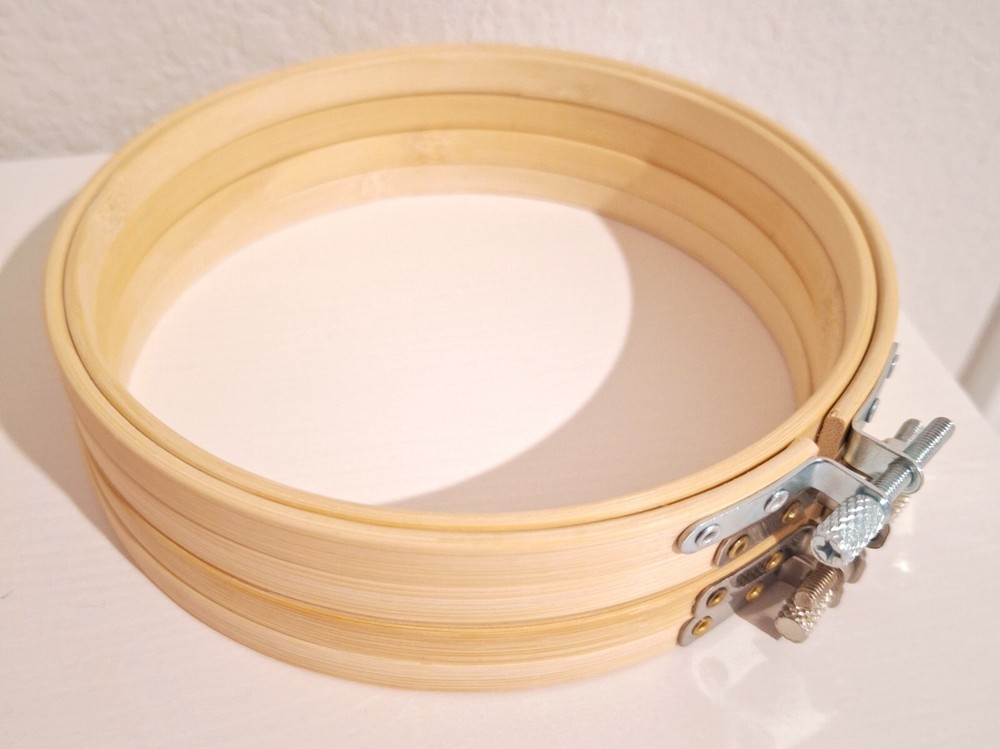 4 wooden hoops for embroidery