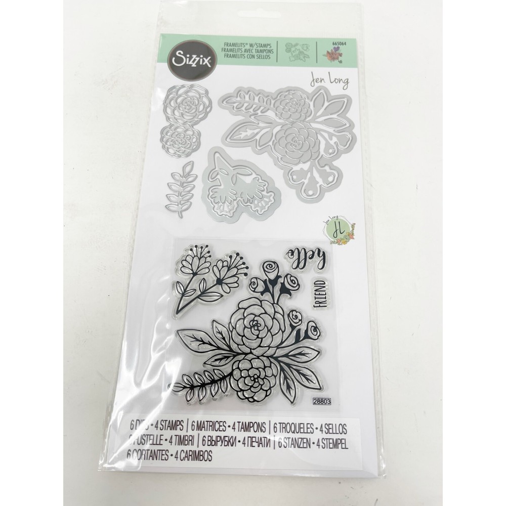 Sizzix Thinlits Flowers Metal Die Cuts Bundle Garden Summer Florals NEW