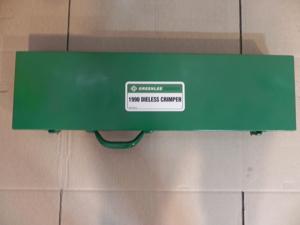 GREENLEE 1990 Dieless crimper 1000 MCM. with case