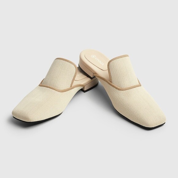 VIVAIA Square-Toe Mules size EU/ 41 US/9.5