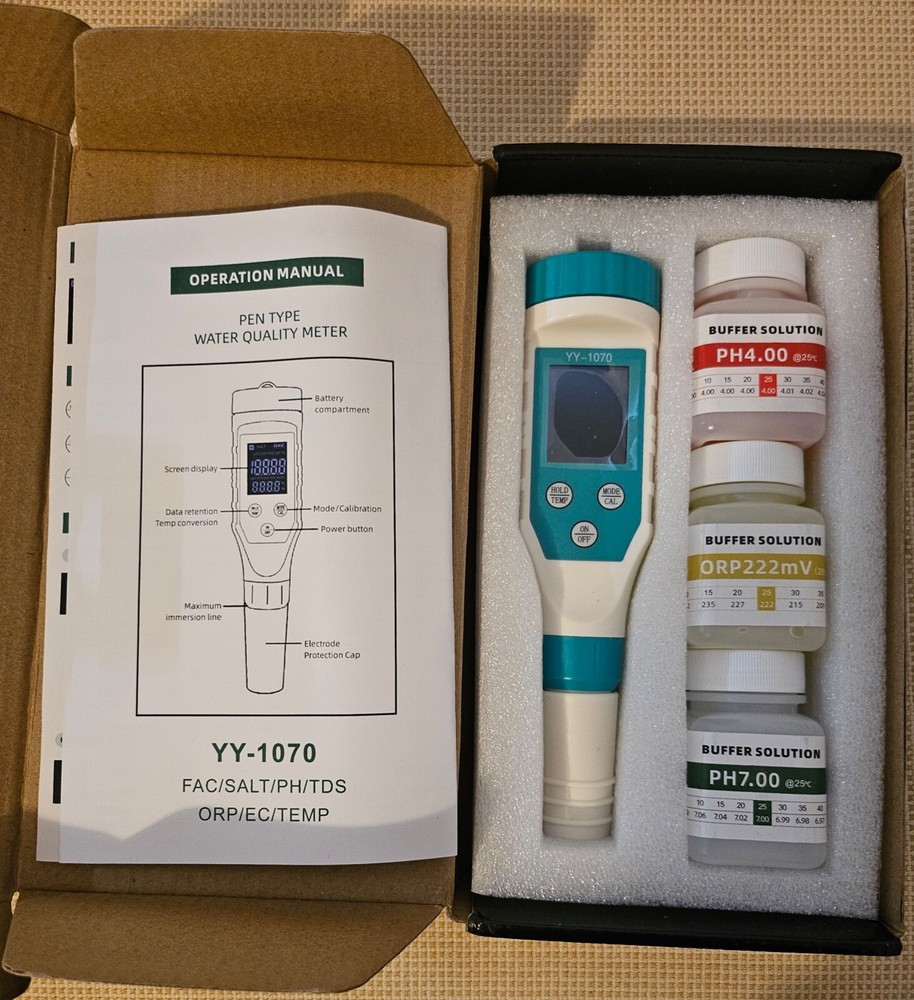 7 in 1 Digital LCD Water Quality Meter