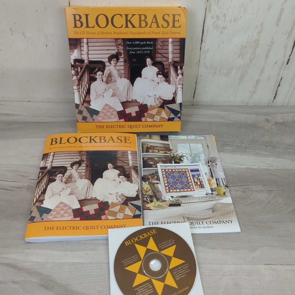 Blockbase Barbara Brackmans Quilt Patterns Electric Quilt Company Software