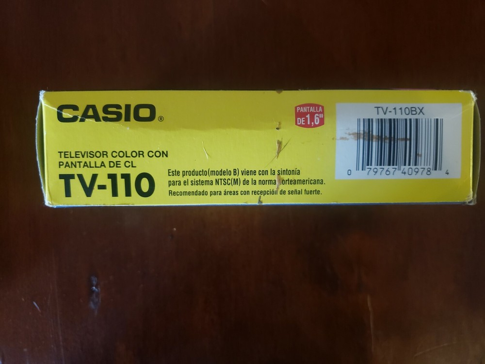 Casio Portable Color Tv