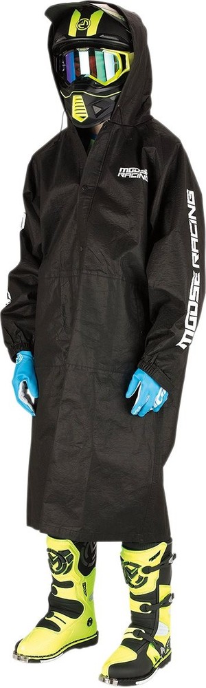 Moose Mud MX Pit Rain Jacket Black