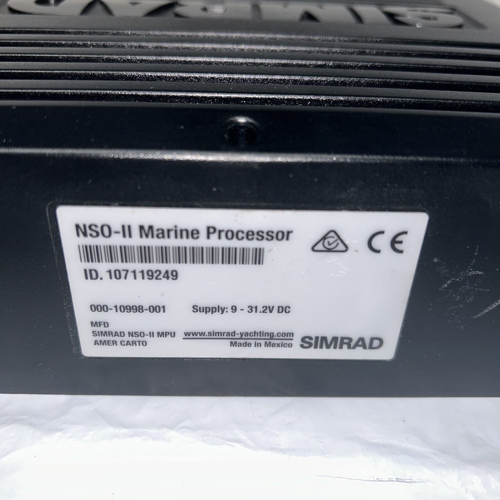 Simrad NSO II Evo2 Marine Navigation Processor GPS Chartplotter MFD Black Box