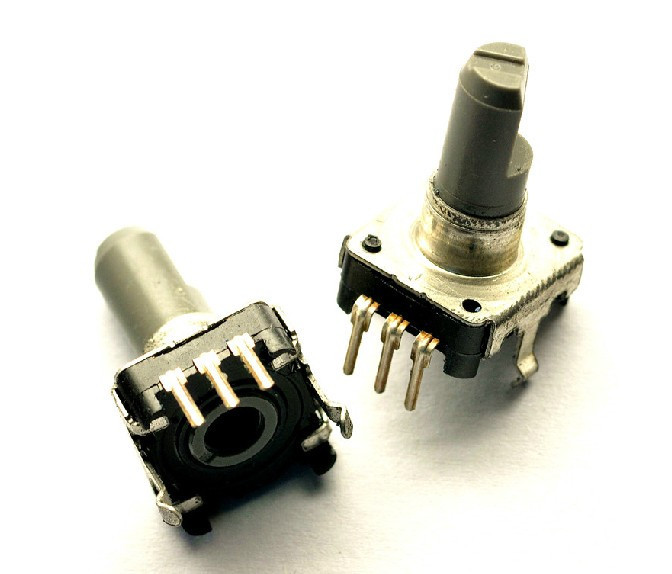 2pcs New EC12 Rotary Encoder Audio Digital Potentiometer with 15mm Handle