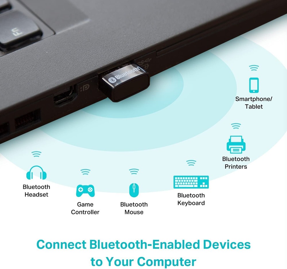 TP-Link UB500 Bluetooth 5.0 Wireless USB Dongle Adapter for PC Computer/XBox/PS4