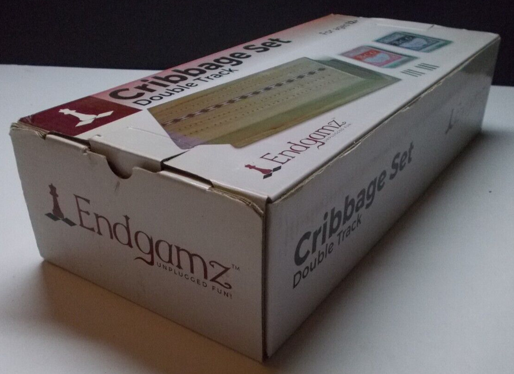 Endgamz Cribbage Set Double Track Noncontinuous 2 Player