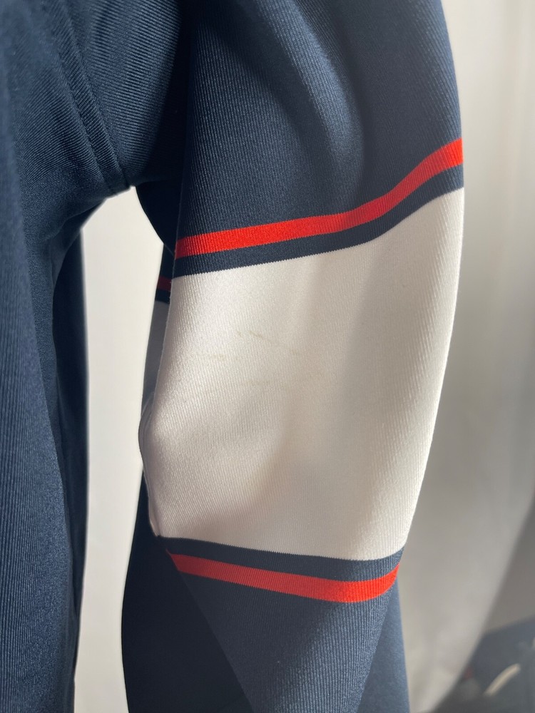 1/4 Zip FootJoy Jacket Sz Med Navy Pullover Performance Stretch Golf