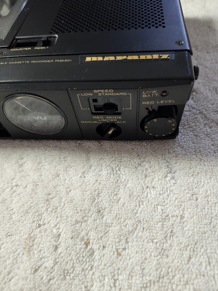 Clean Rebuilt Marantz PMD201 Full & 1/2 Speed Cassette Recorder