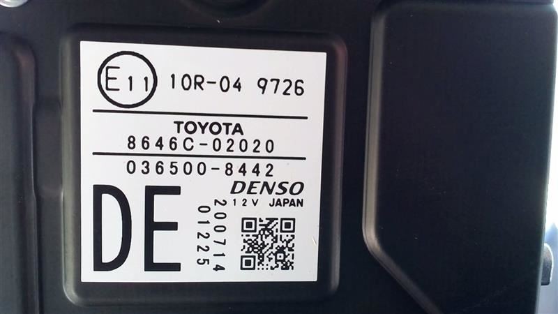 Hatchback Camera Front Fits 19-24 COROLLA 454798